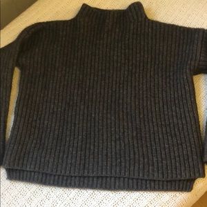 Vince Knit Crop Mockneck Sweater